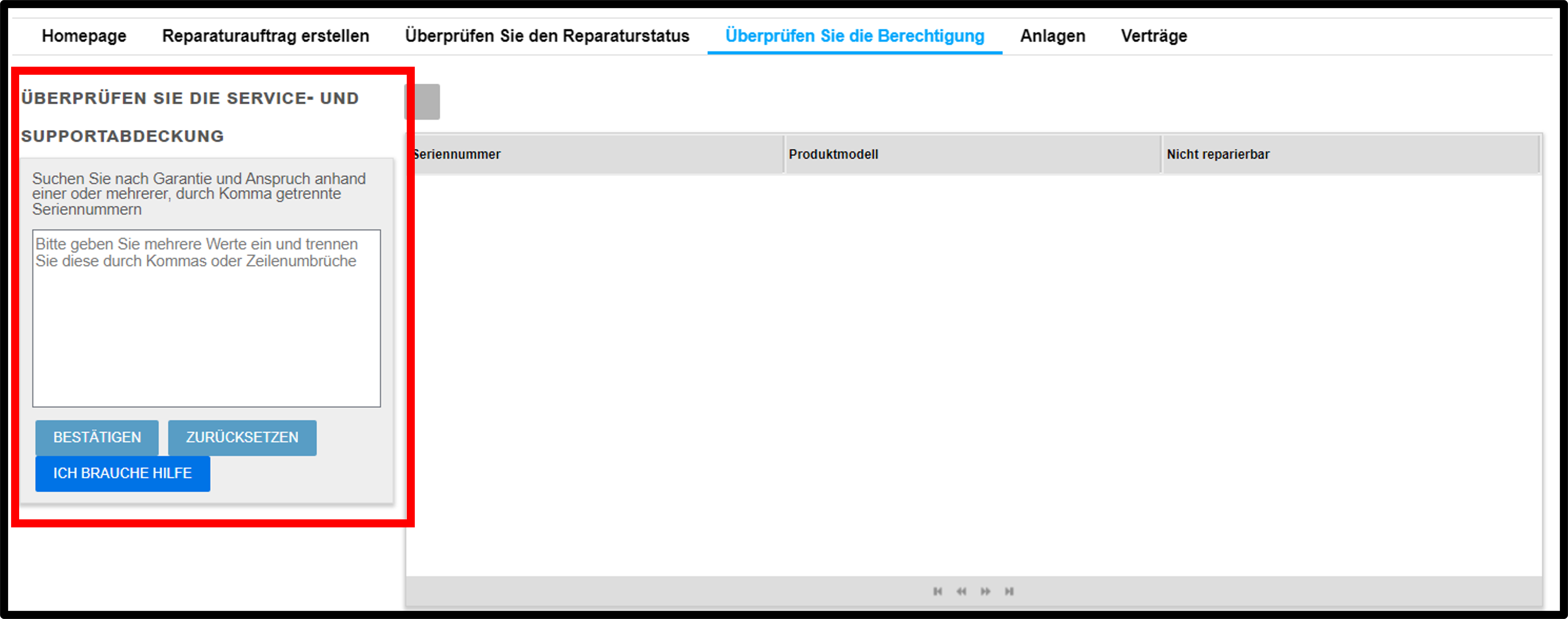 Einführung in das Reparaturportal – Screenshot 11