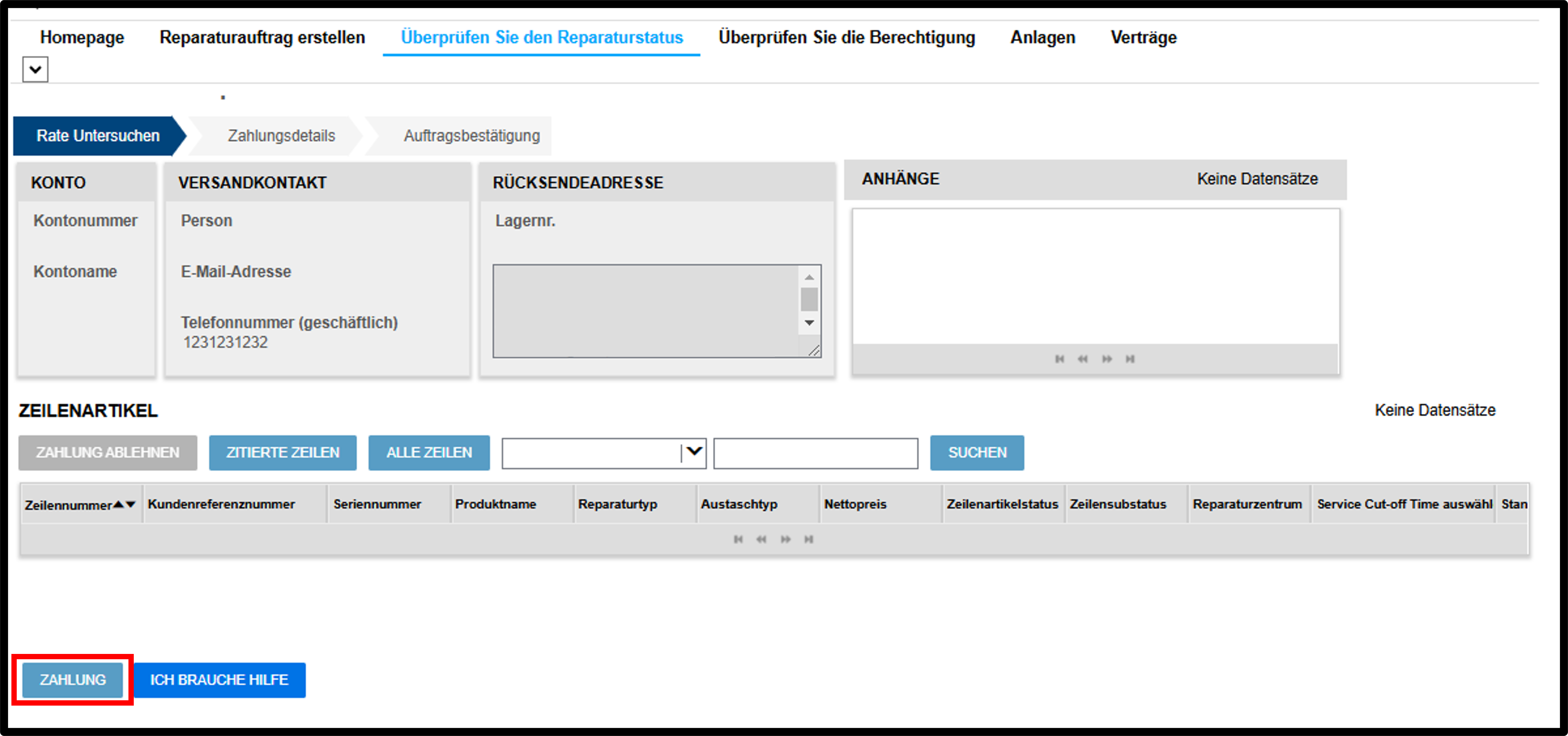 Ein Angebot verwalten – Screenshot 6