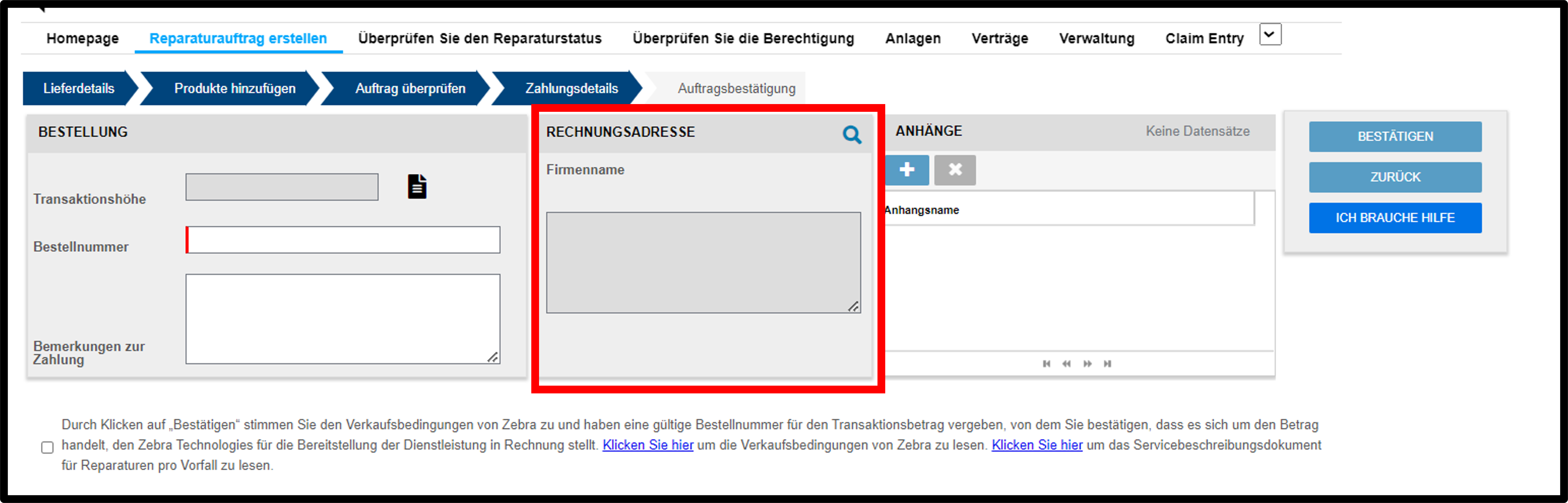 Ein Angebot verwalten – Screenshot 9