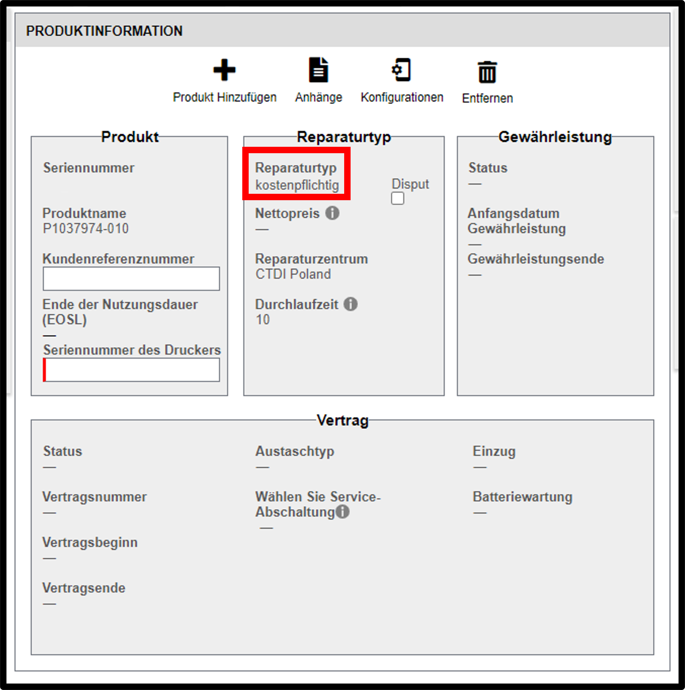 Drucker-Garantieanspruch – Screenshot 5