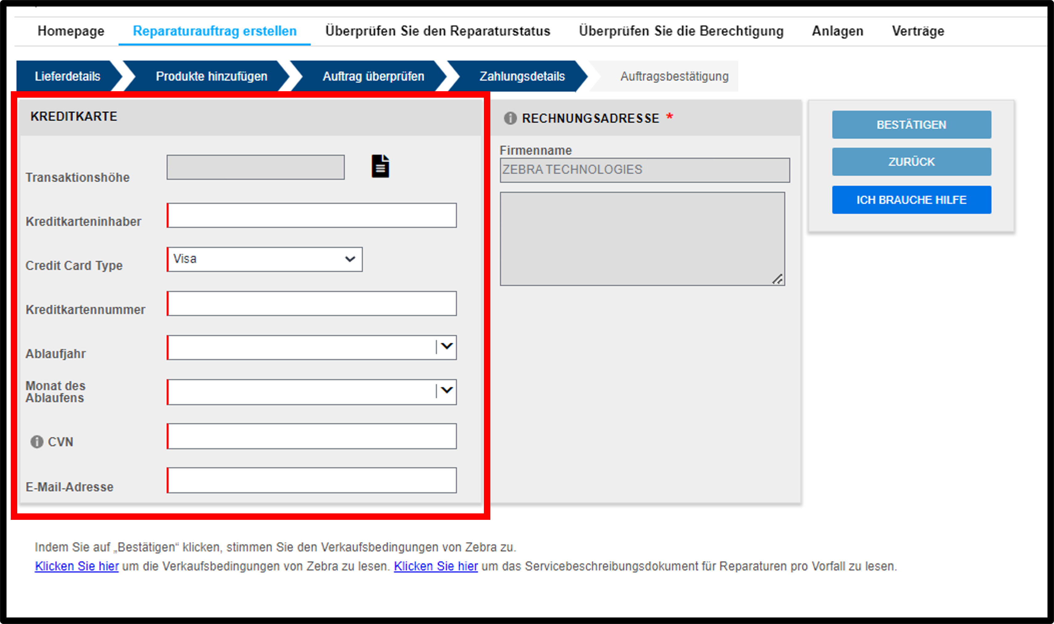 Reparatur einreichen – Screenshot 16