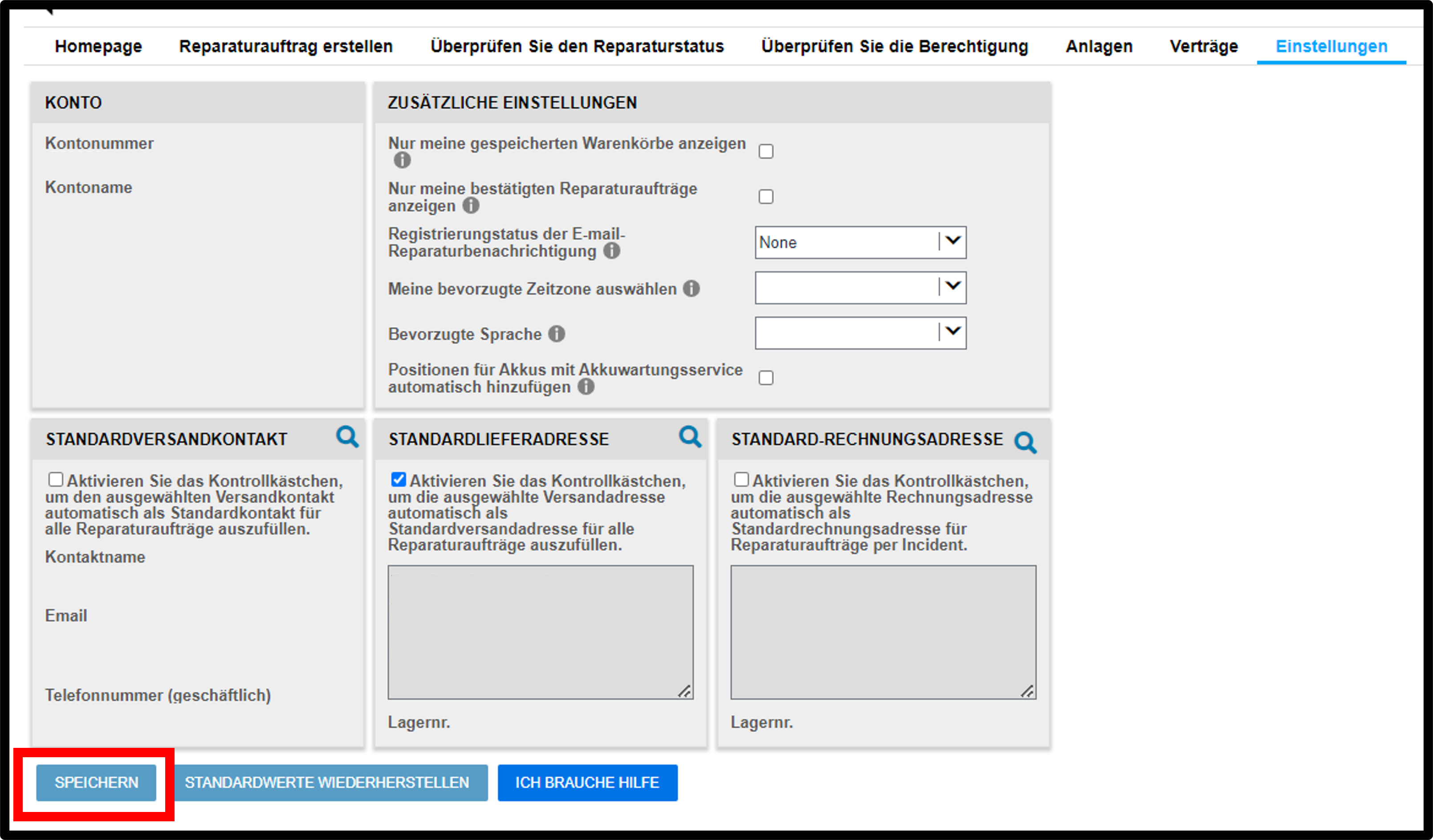 Benutzereinstellungen Reparaturanleitungen – Screenshot 12
