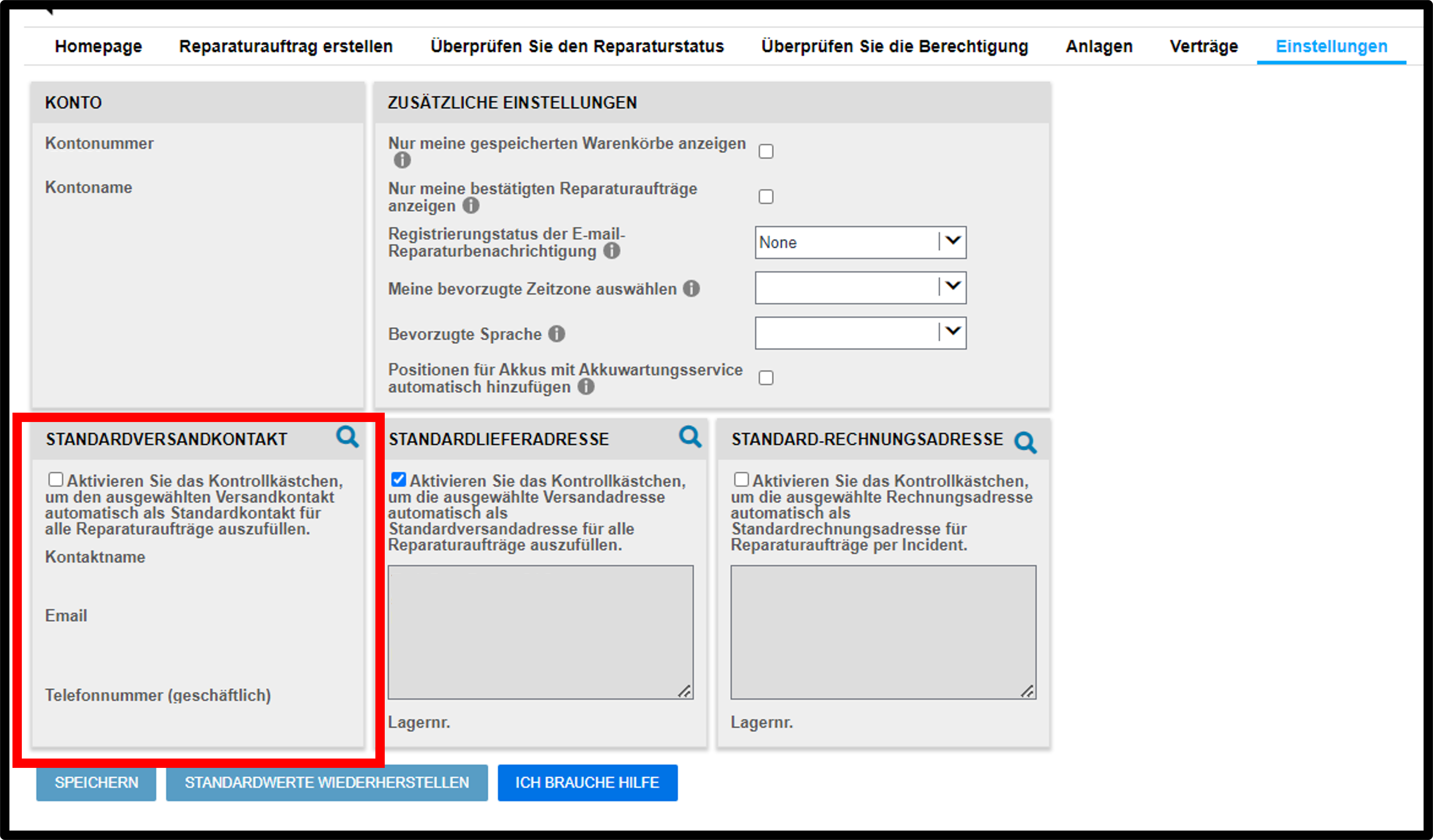 Benutzereinstellungen Reparaturanleitungen – Screenshot 9