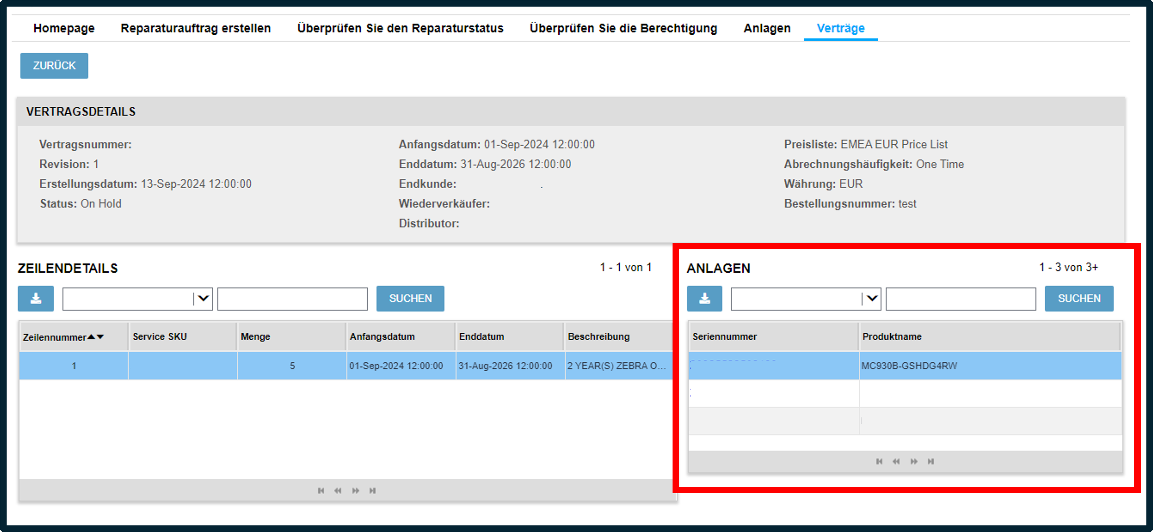 Kontaktdetails anzeigen – Screenshot 5