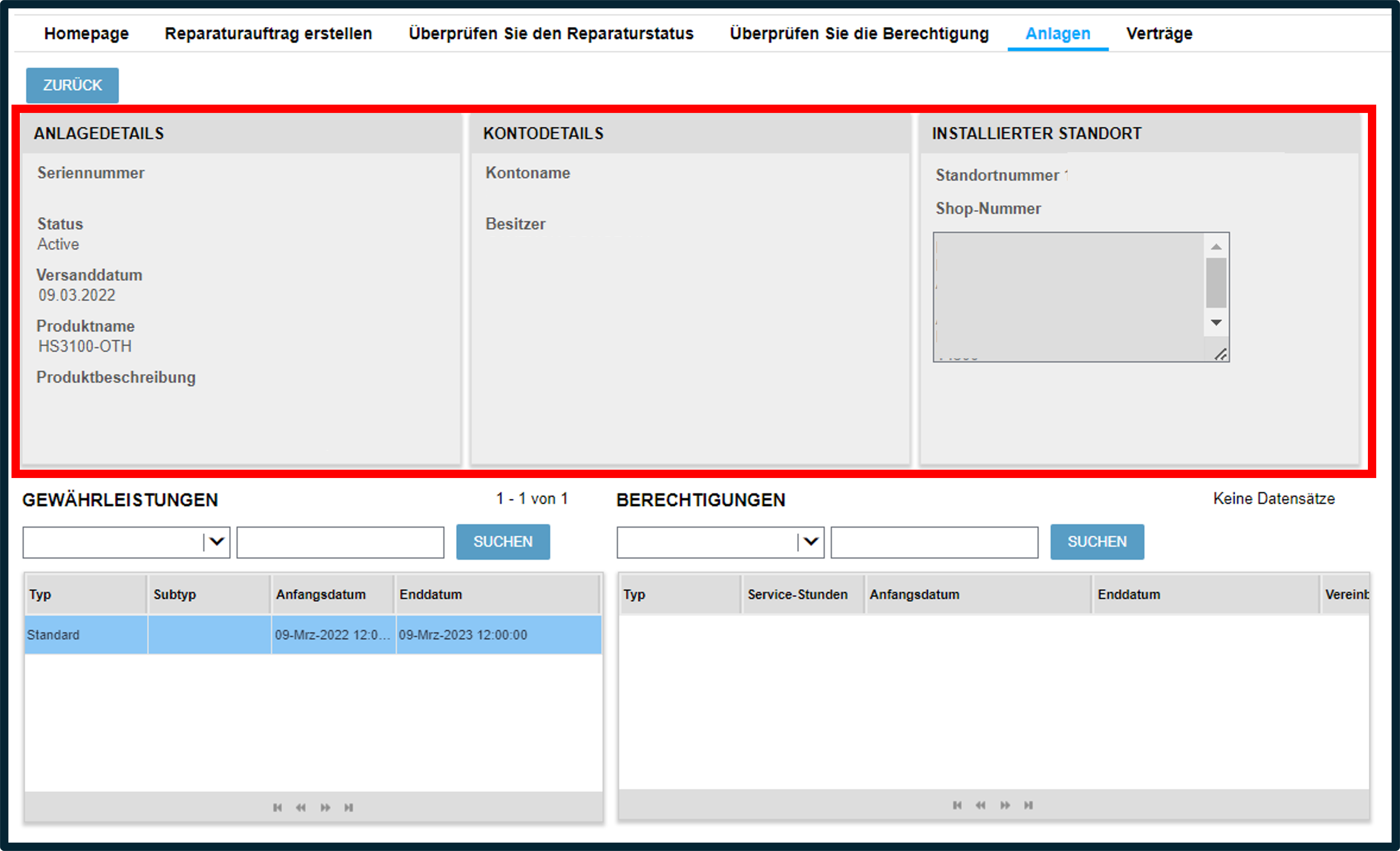 Geräte-Berechtigung anzeigen – Screenshot 5