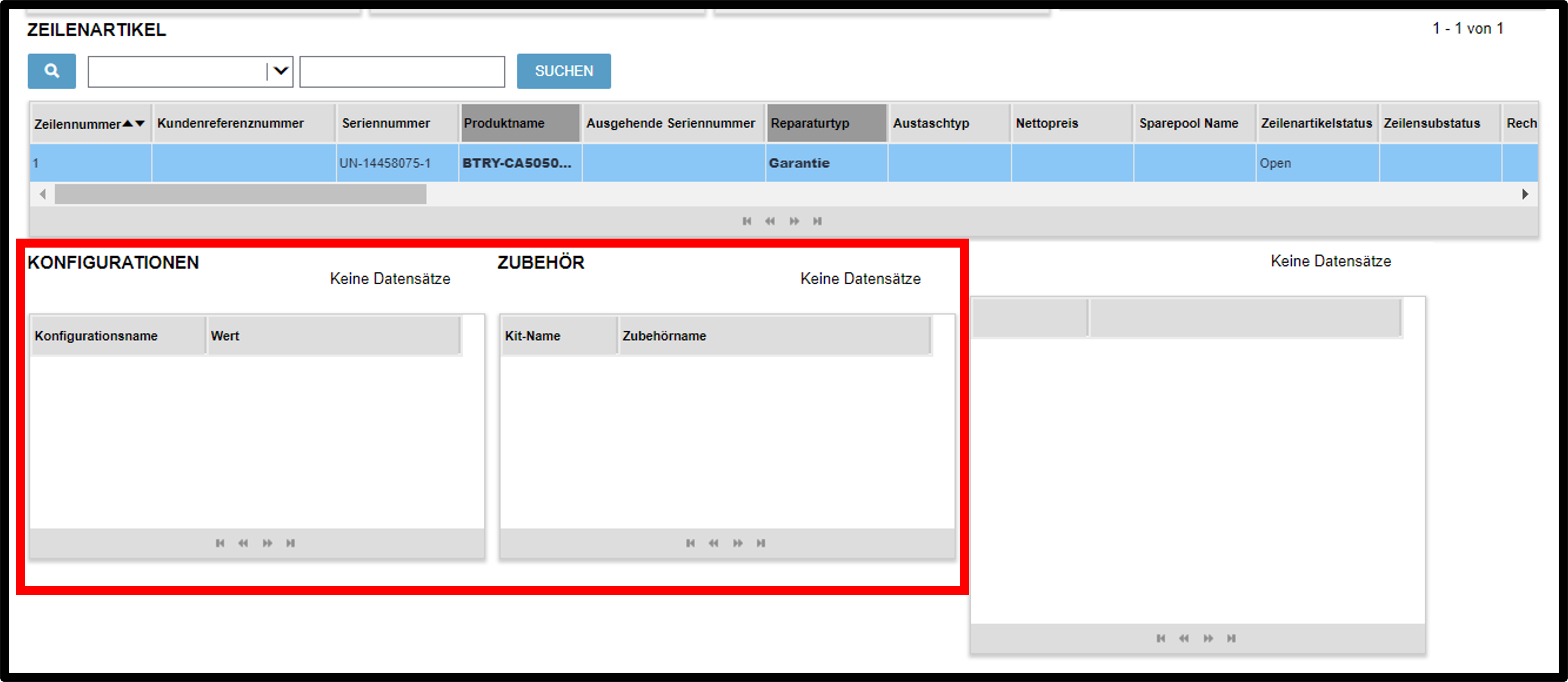 Reparaturdetails anzeigen – Screenshot 13