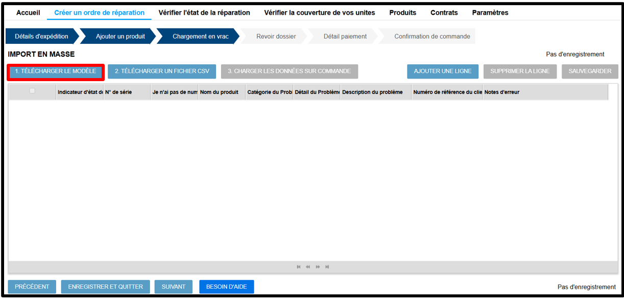 Capture d'écran du téléchargement en vrac 2