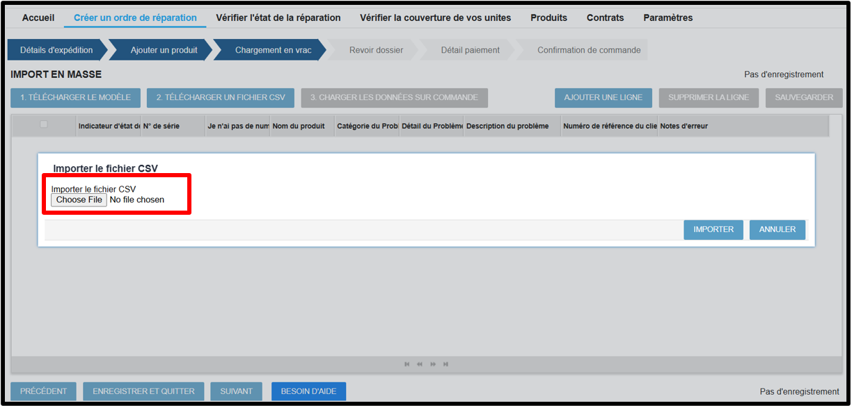 Capture d'écran du téléchargement en vrac 4
