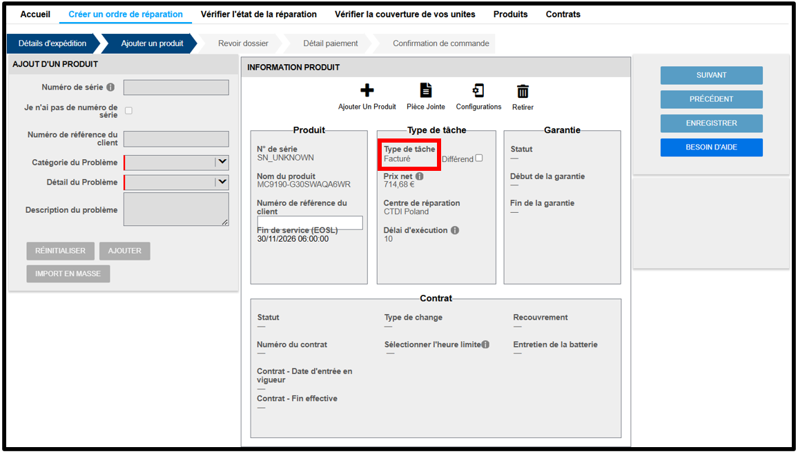 Capture d'écran Droit au dispositif de contestation 2