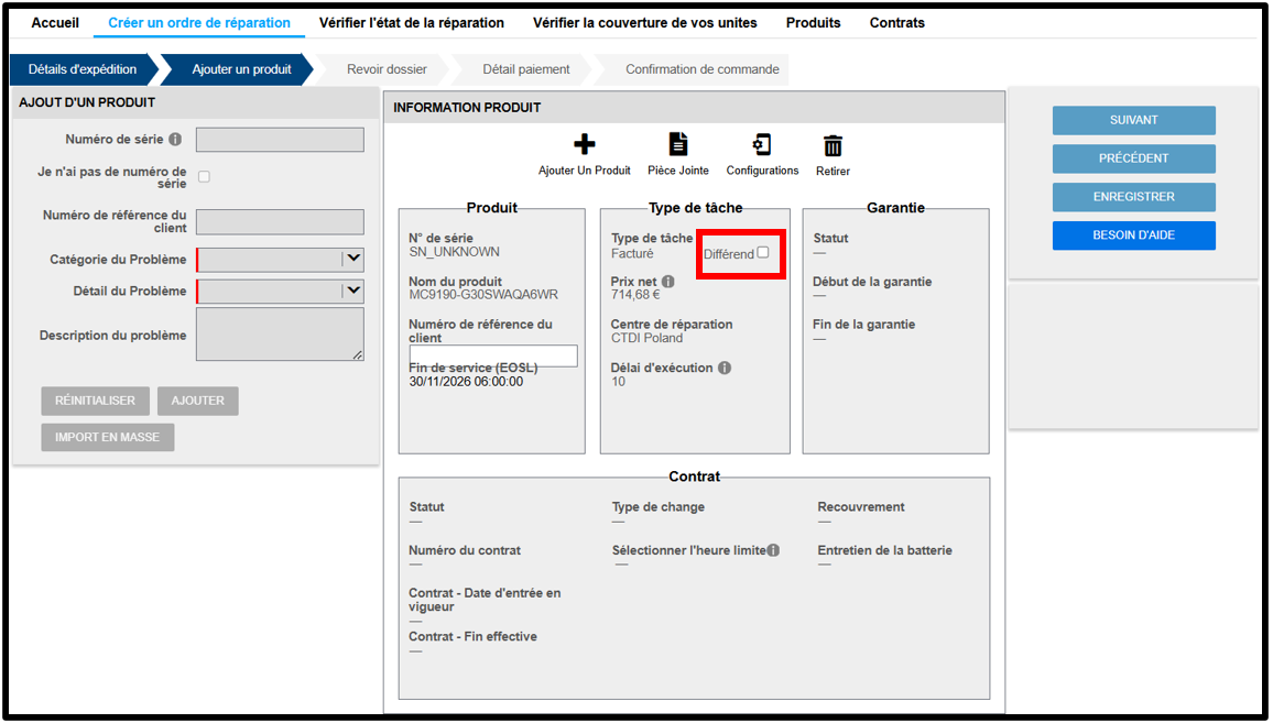 Capture d'écran Droit au dispositif de contestation 3