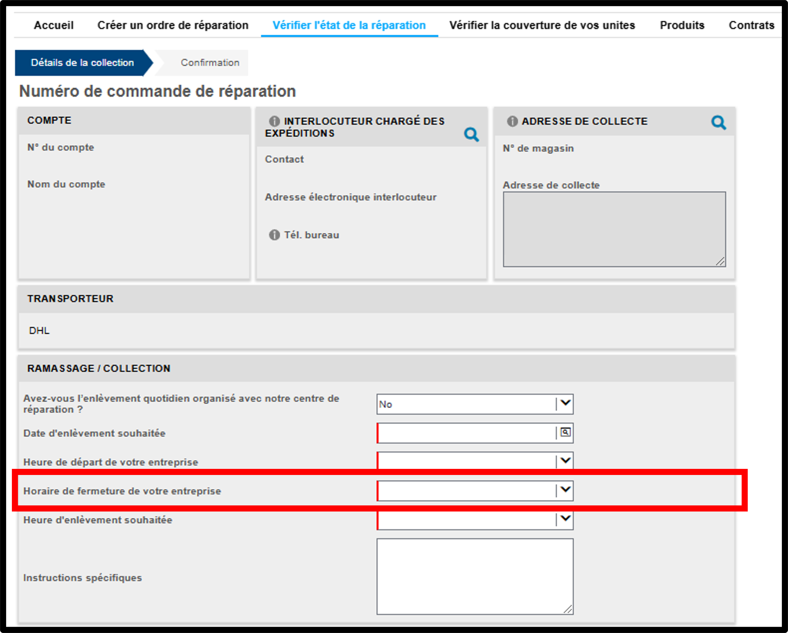 Capture d'écran Générer une étiquette d'expédition 10