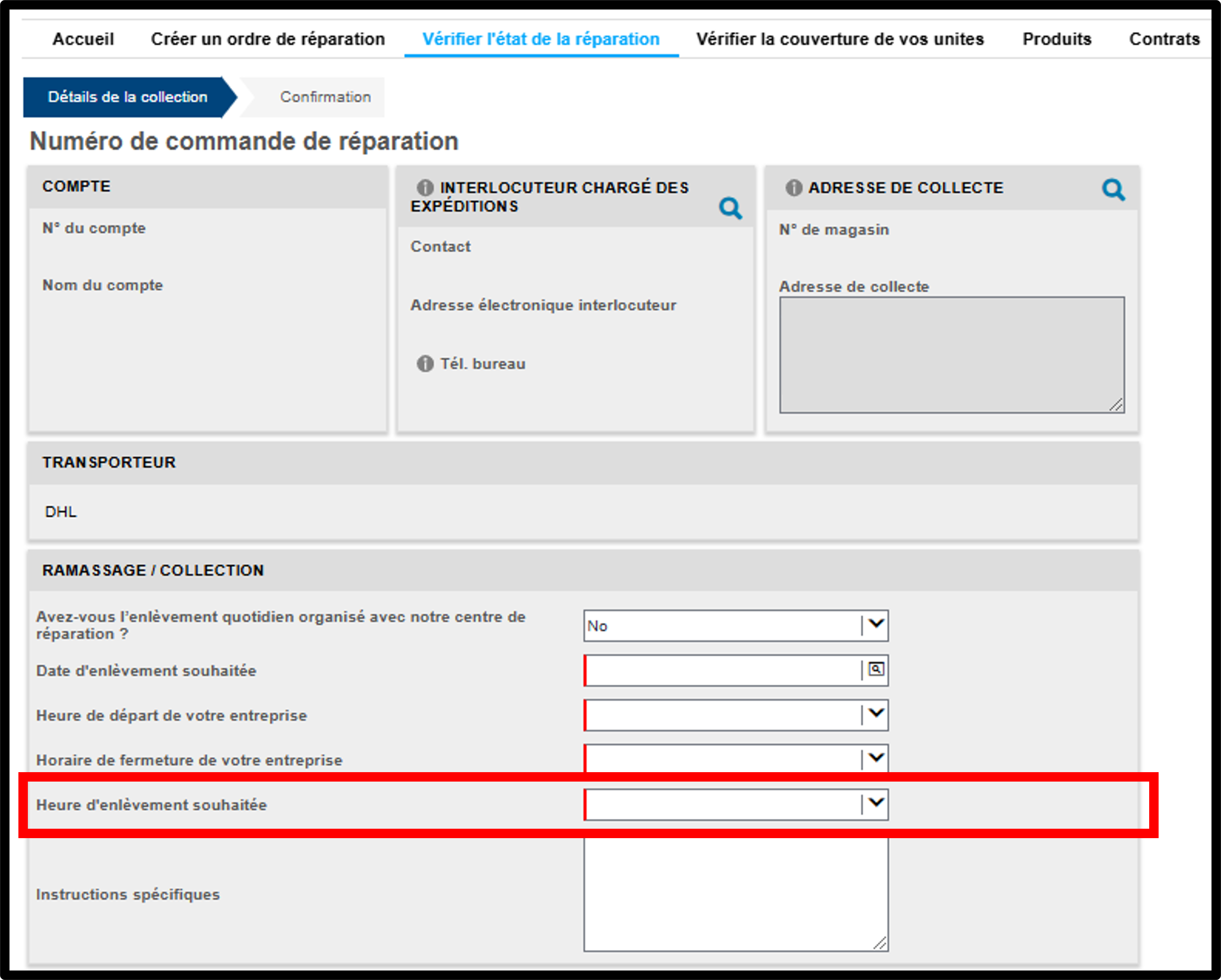Capture d'écran Générer une étiquette d'expédition 11