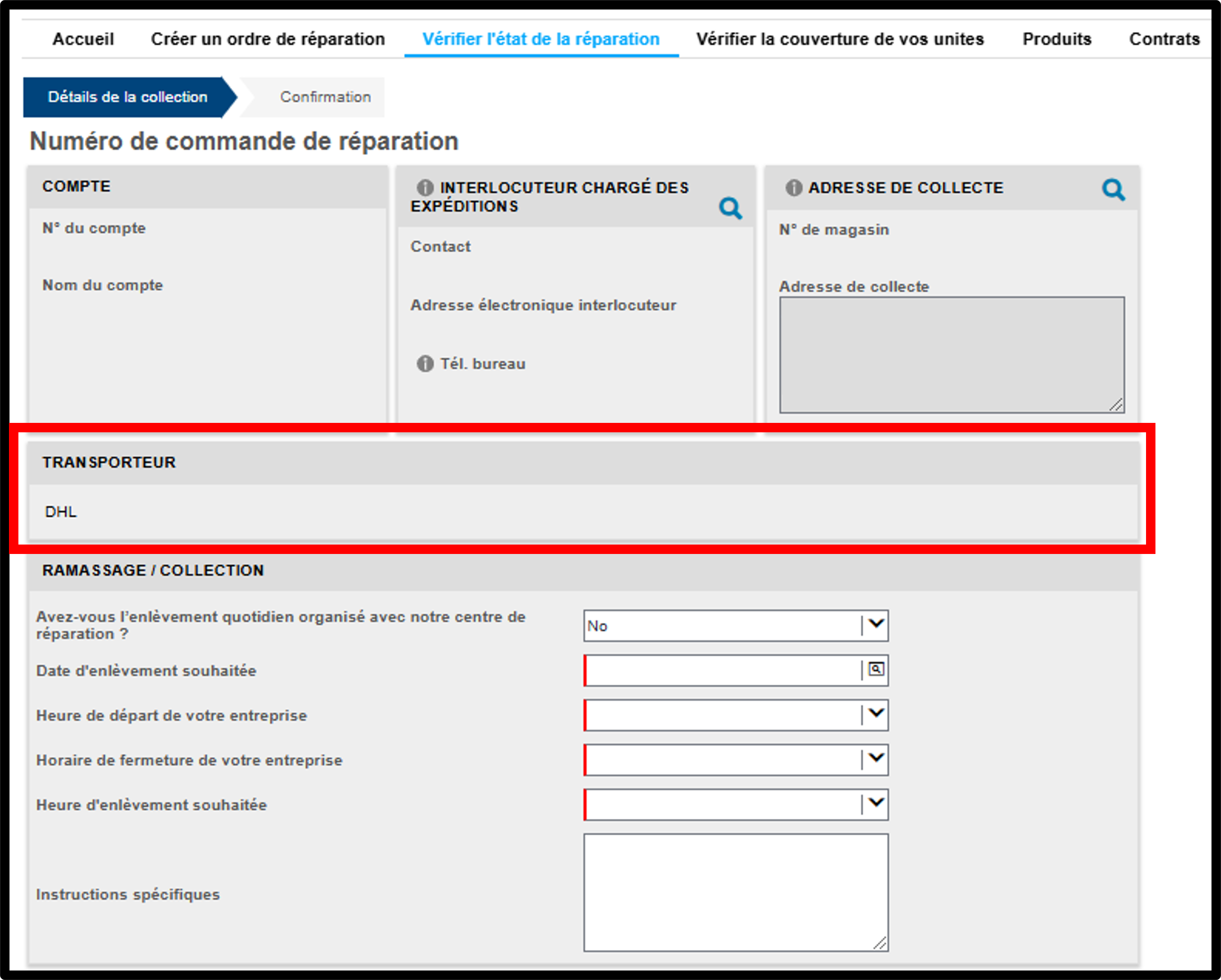Capture d'écran Générer une étiquette d'expédition 6