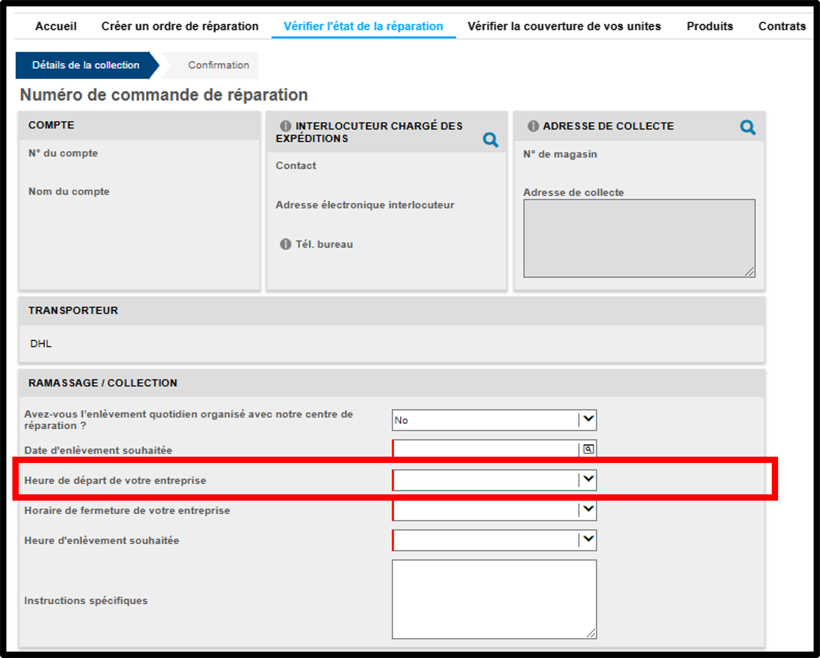 Capture d'écran Générer une étiquette d'expédition 9