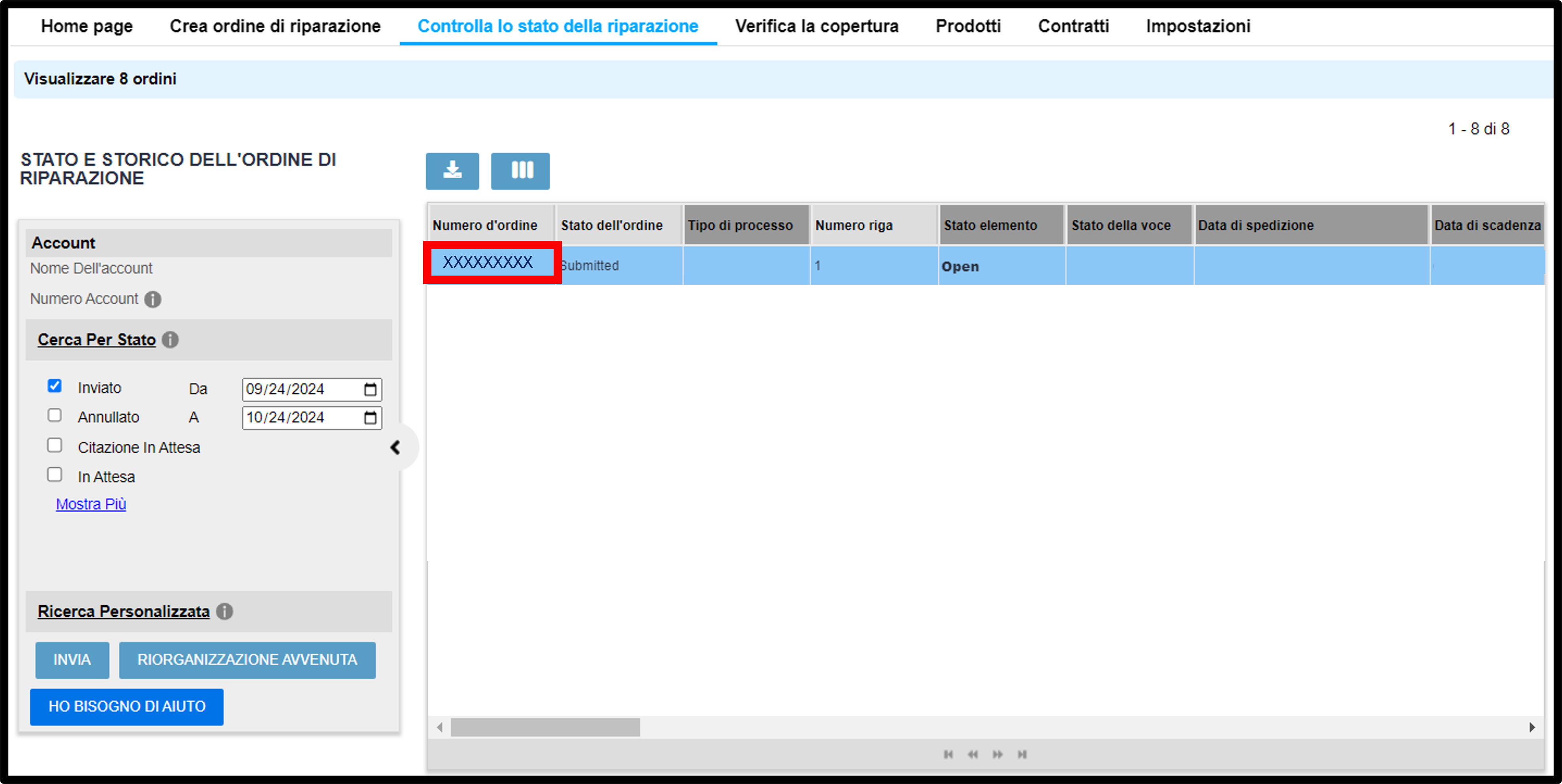 Genera uno screenshot dell'etichetta di spedizione 3