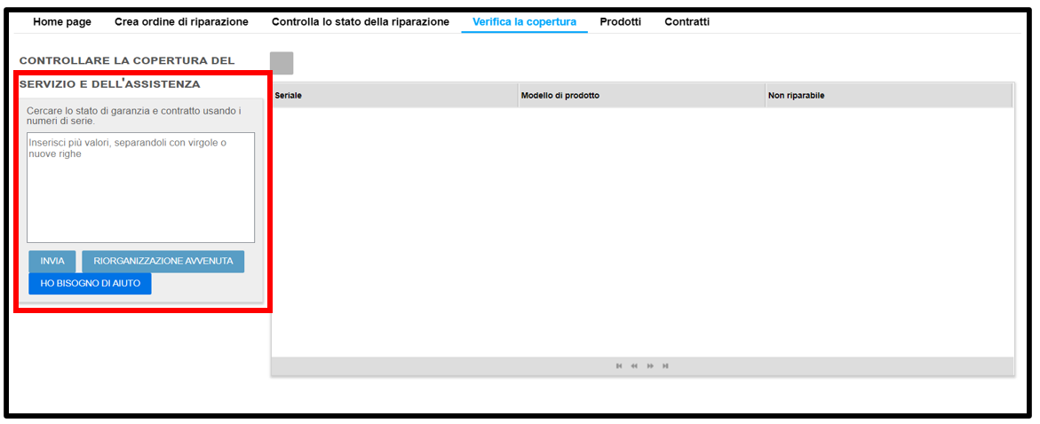Introduzione al portale di riparazione Screenshot 11