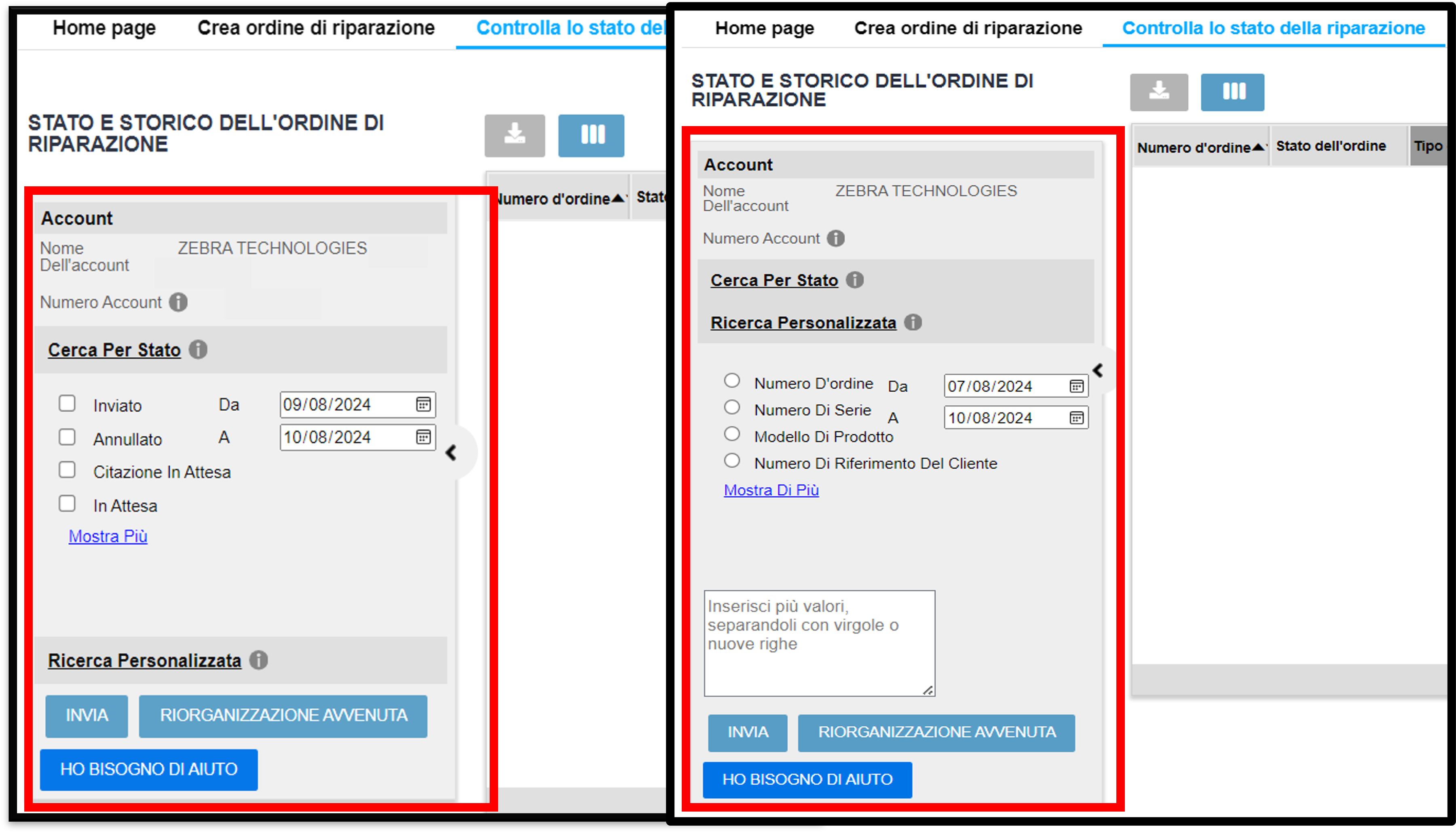 Introduzione al portale di riparazione Screenshot 7