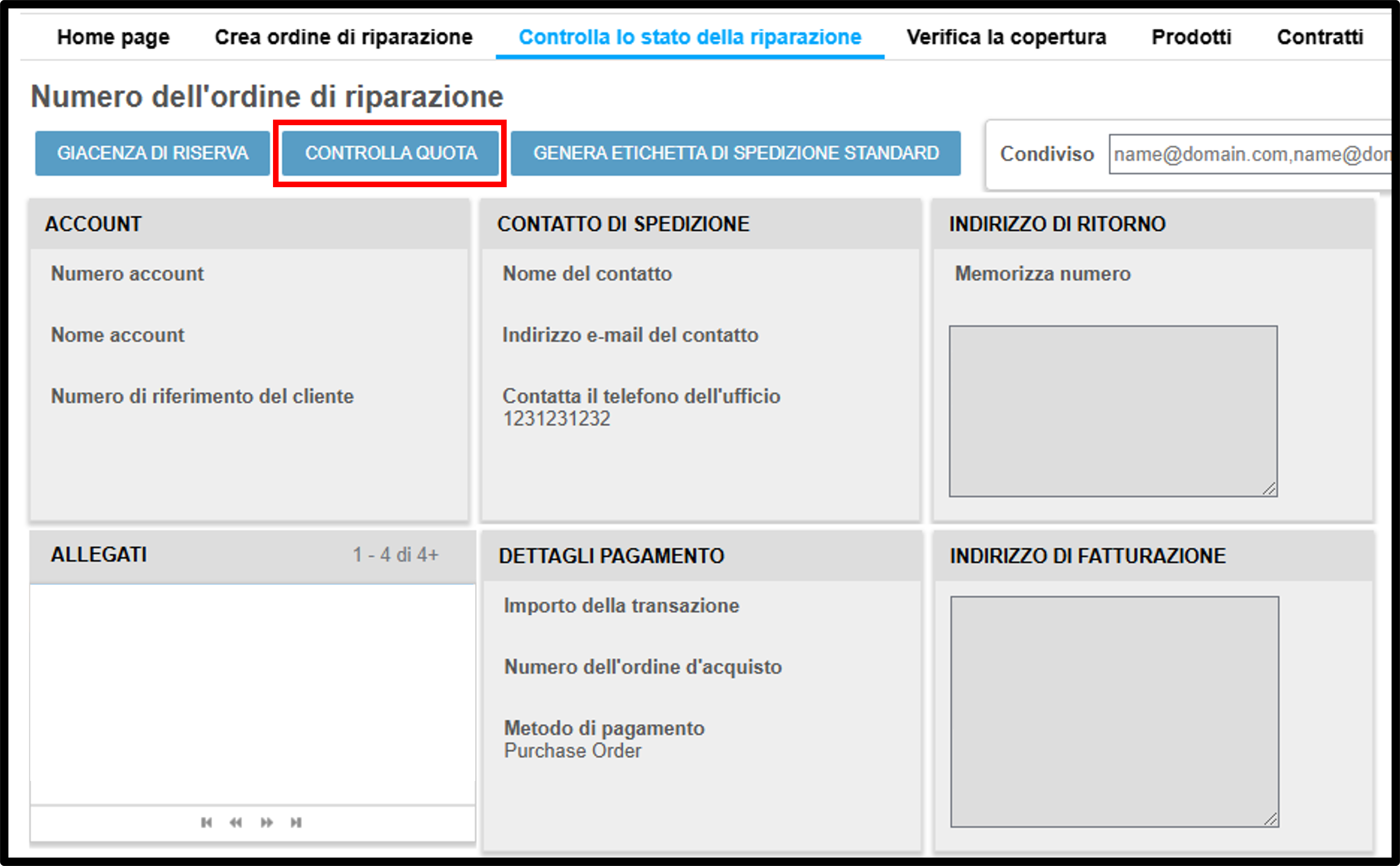 Gestire un'offerta Screenshot 4