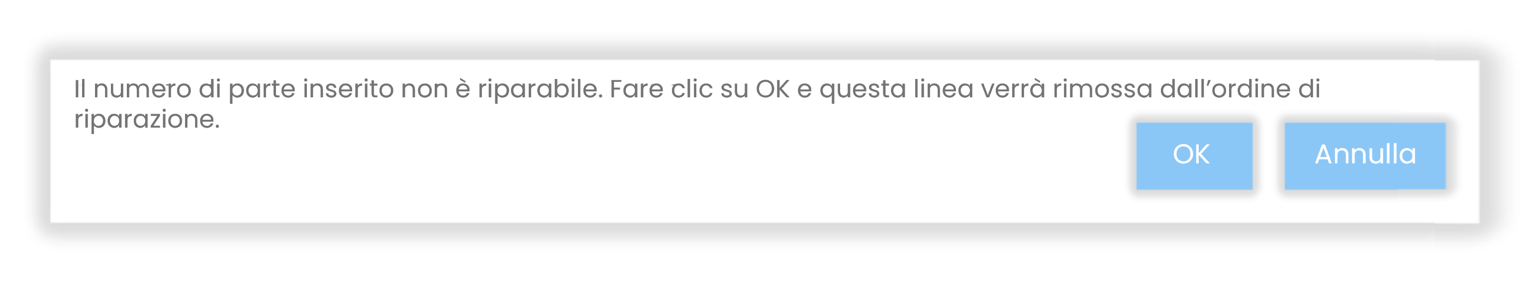 Richiesta di garanzia per stampante Screenshot 2