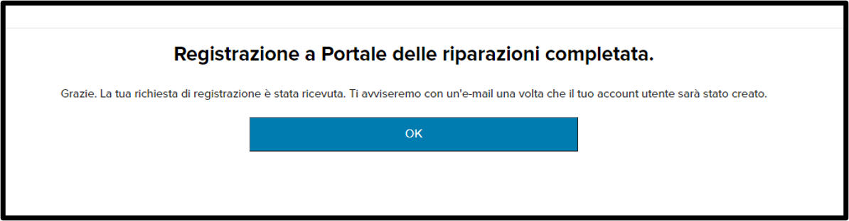 Registrazione per i clienti Screenshot 8