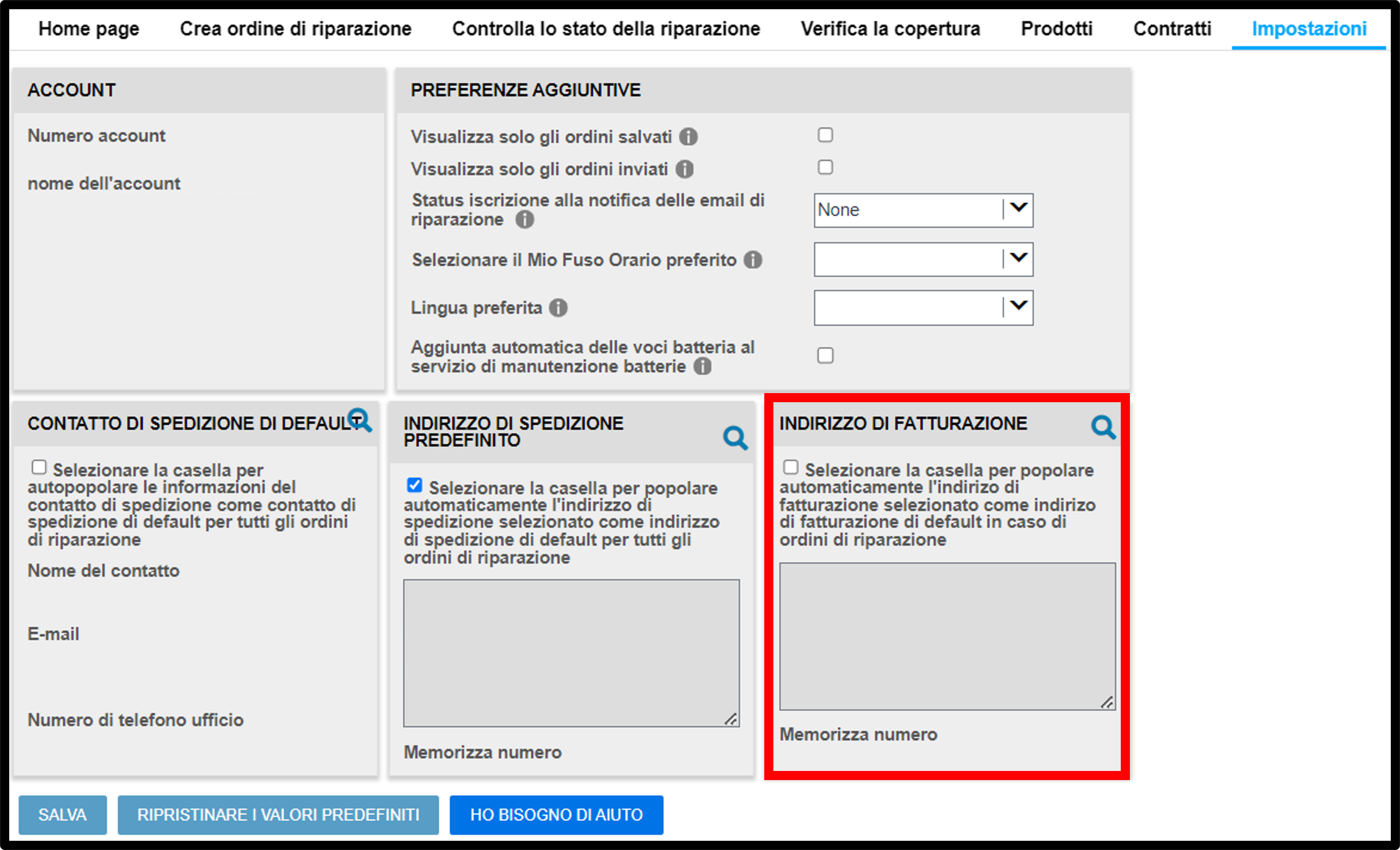 Guide alla riparazione impostazioni utente - Screenshot 11