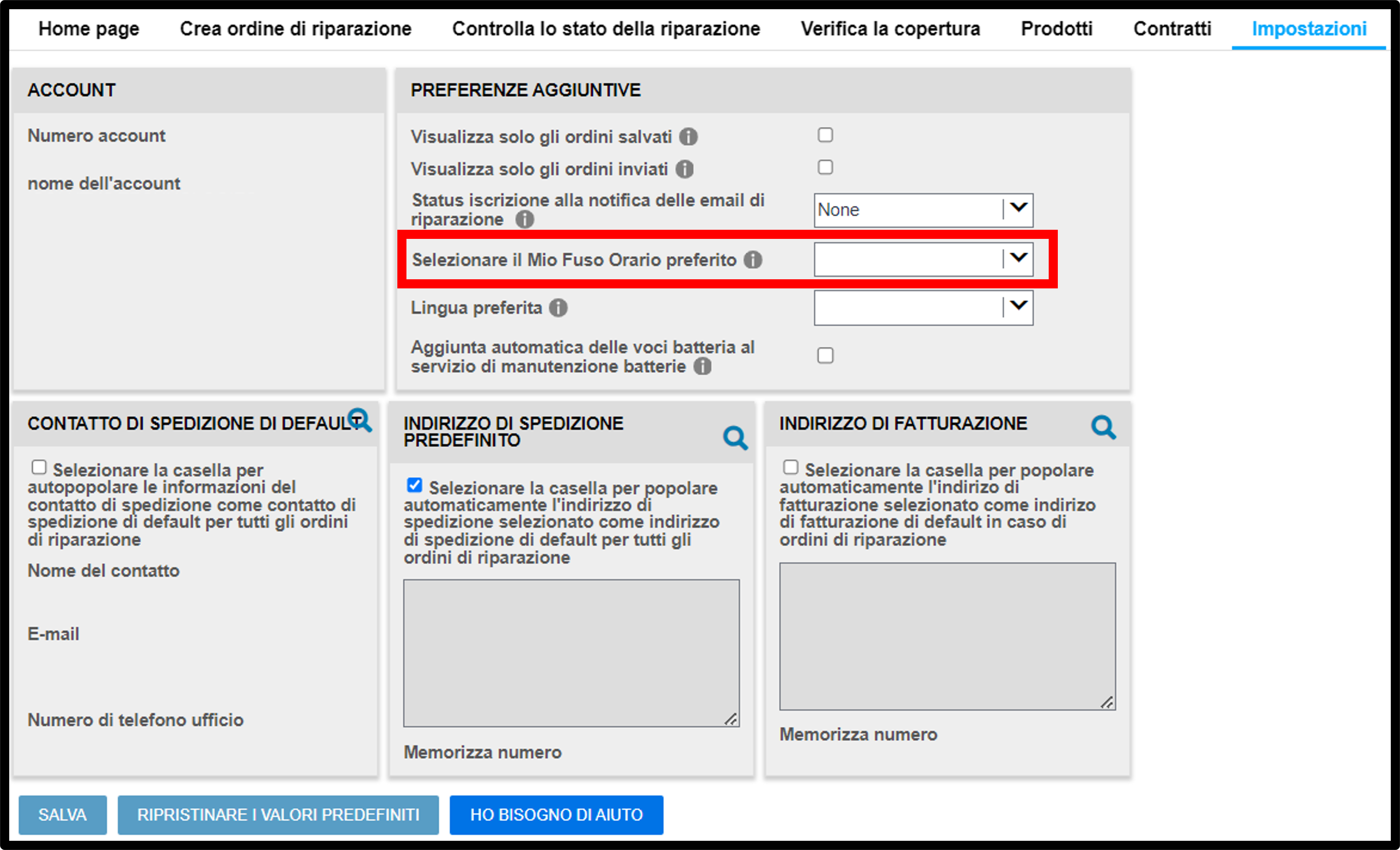 Guide alla riparazione impostazioni utente - Screenshot 7