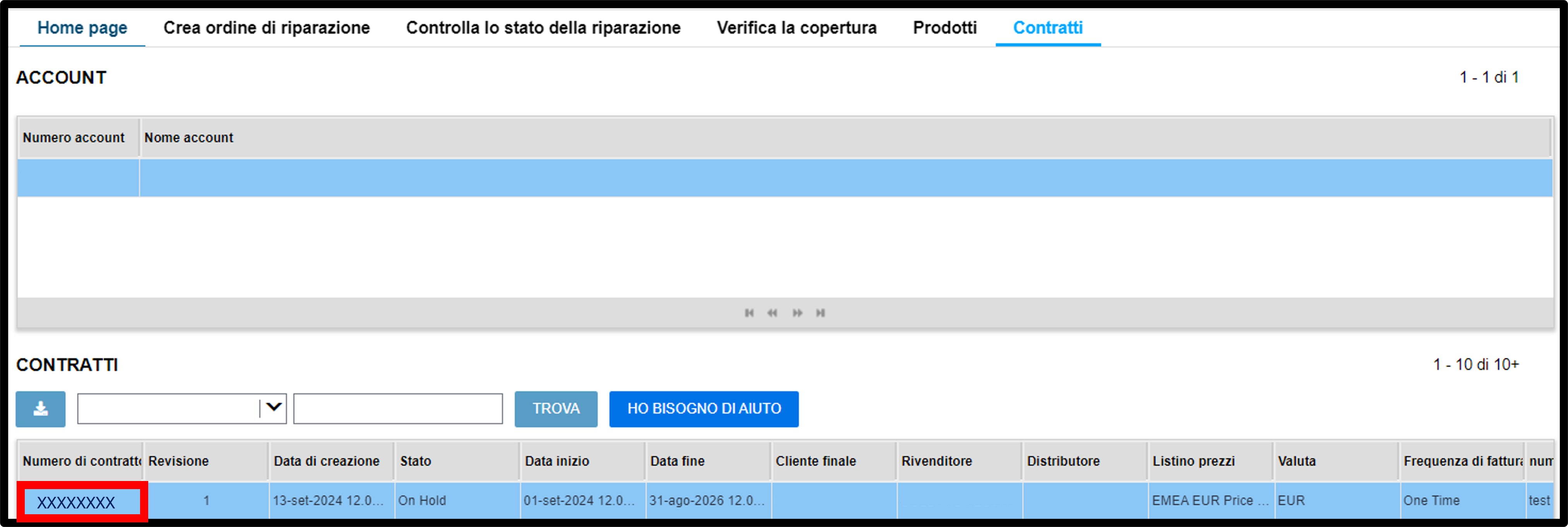 Visualizzare i dettagli di contatto Screenshot 2