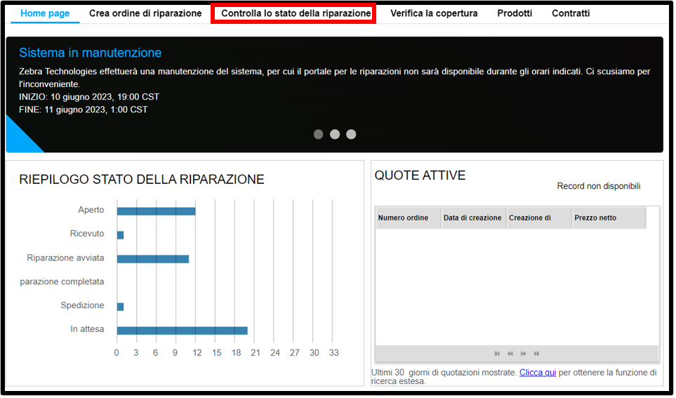 Visualizzare i dettagli della riparazione Screenshot 1