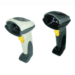 Escáneres de código sellos Zebra DS6708-DL, mostrados en blanco y negro