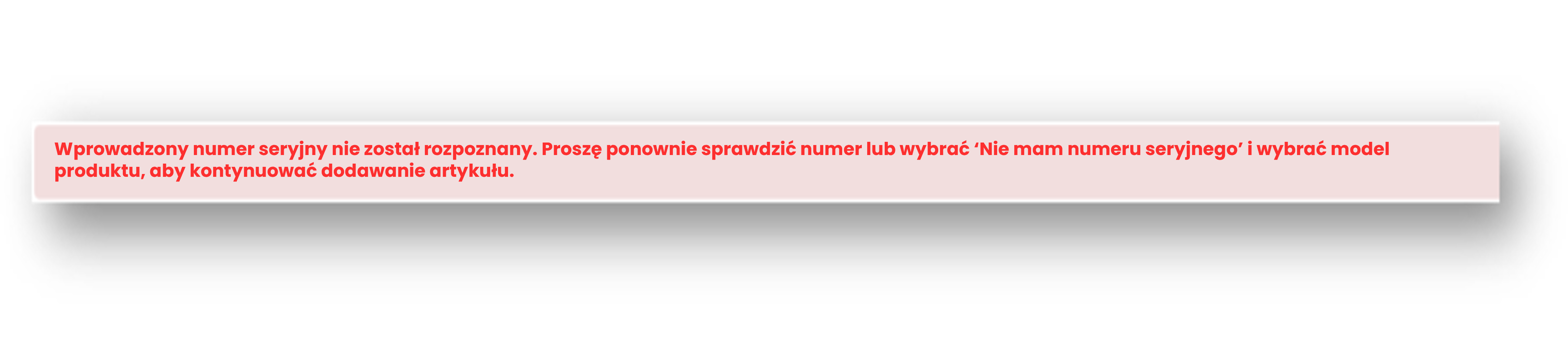 Zrzut ekranu 1 Roszczenia gwarancyjnego na drukarkę