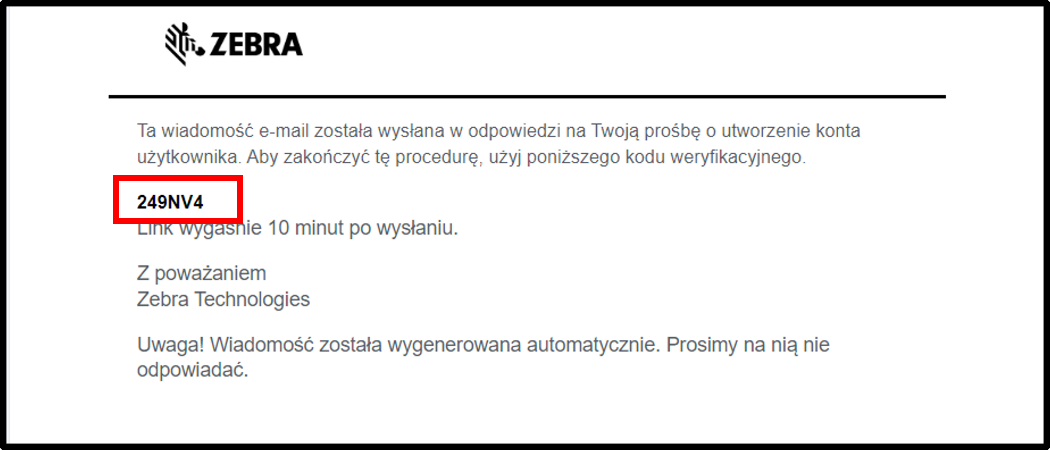 Zrzut ekranu 3 rejestracji dla klientów
