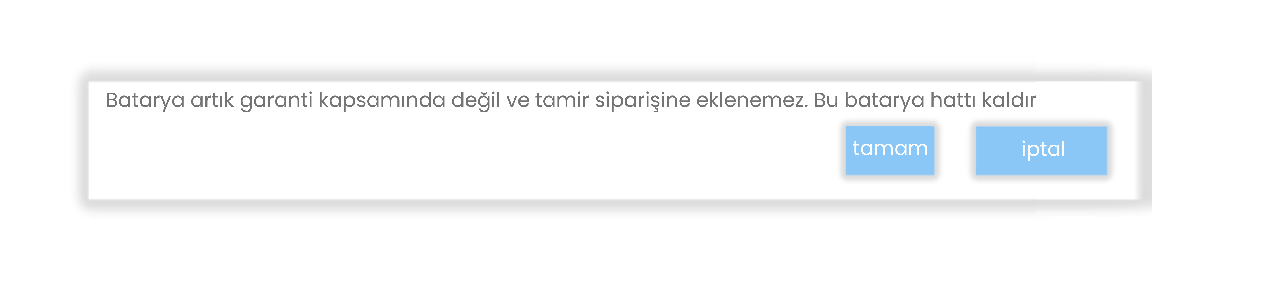 Pil Garantisi İsteme Ekran Görüntüsü 9
