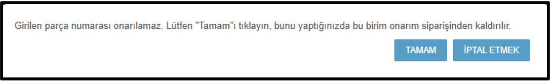 Yazıcı Garantisi İsteme Ekran Görüntüsü 2
