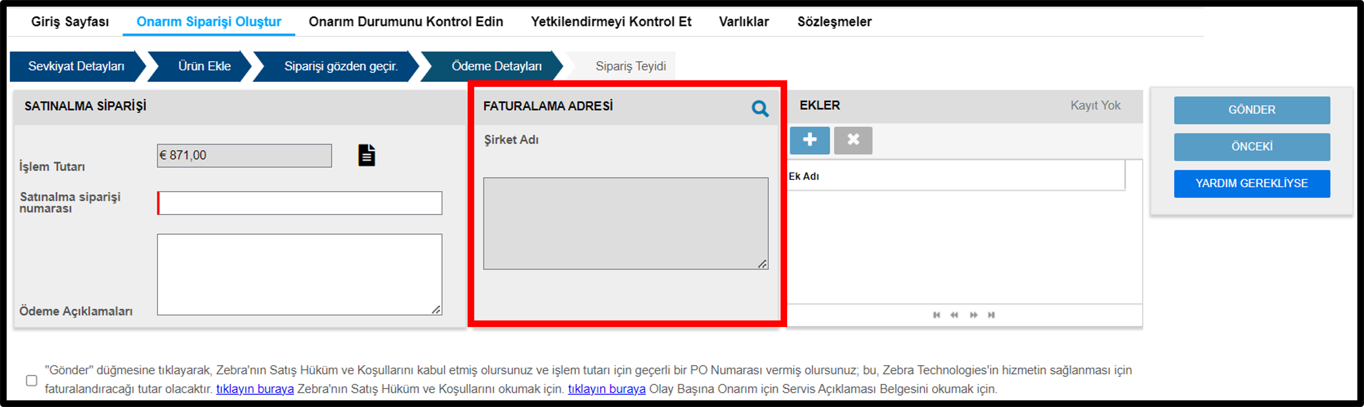 Onarım Gönderin Ekran Görüntüsü 13