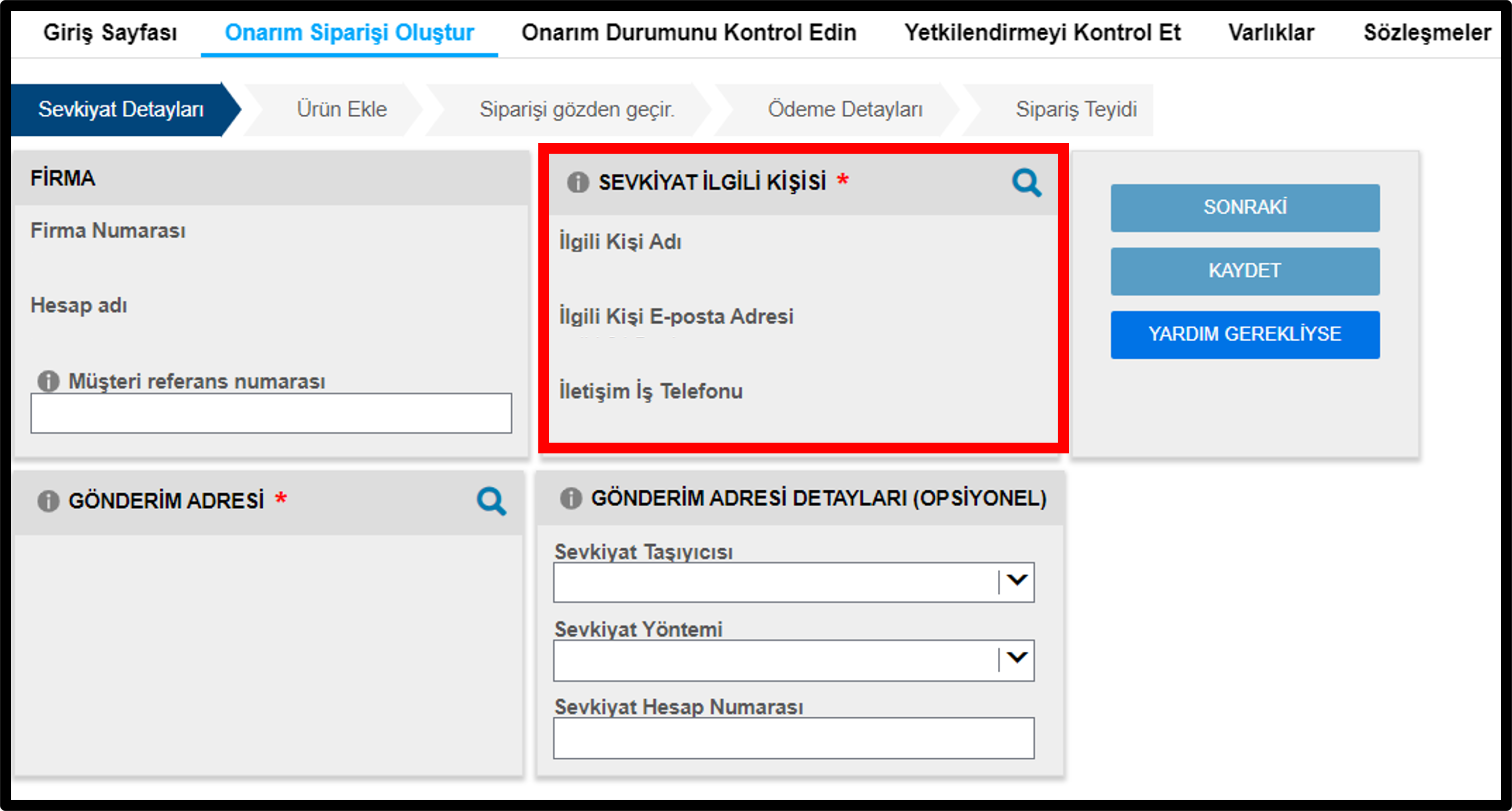 Onarım Gönderin Ekran Görüntüsü 4