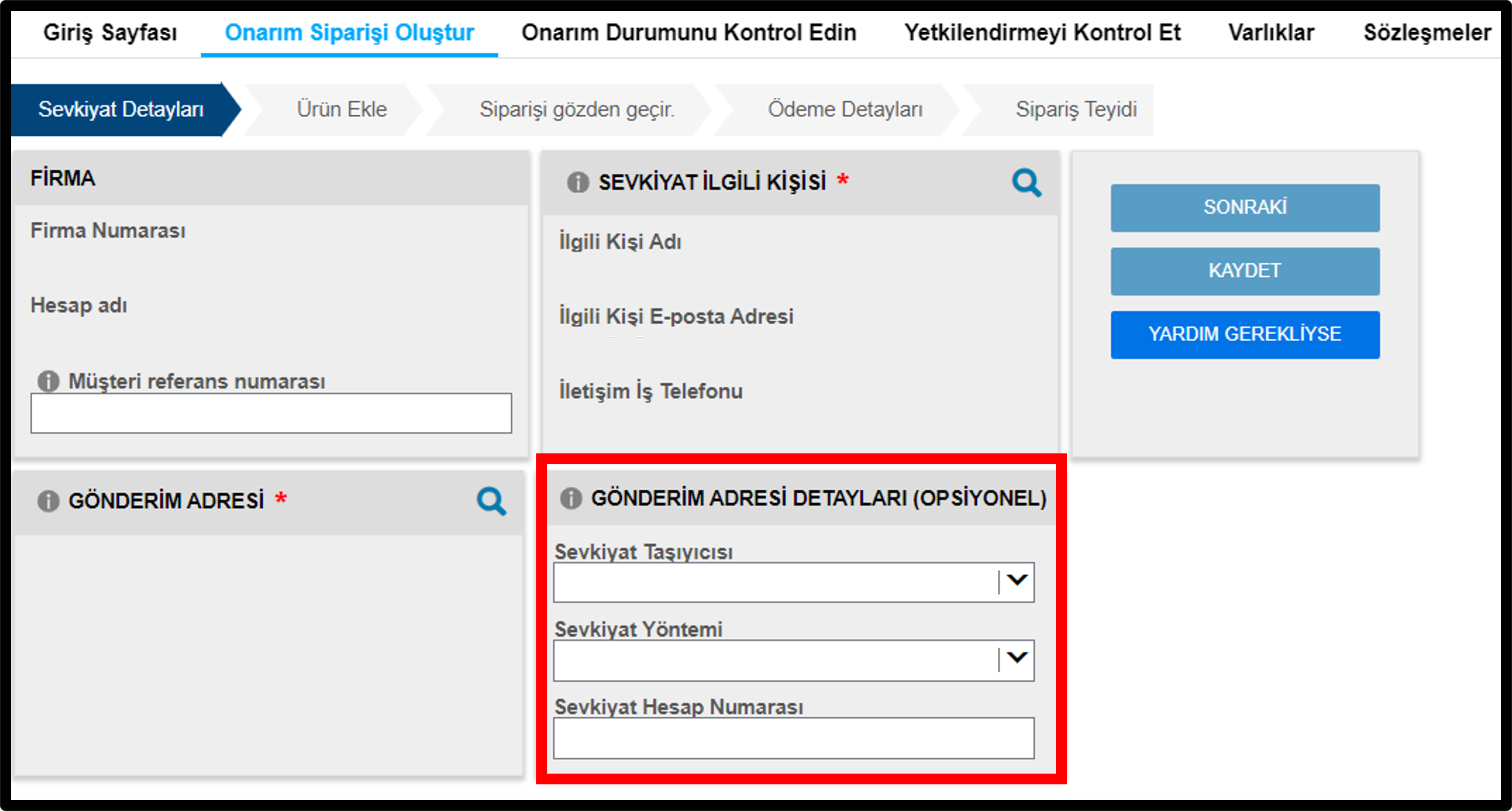 Onarım Gönderin Ekran Görüntüsü 6