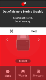 out of memory storing graphic