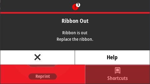 ribbon out