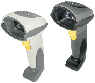 Zebra DS6608 scanner (discontinued), shown in black and white